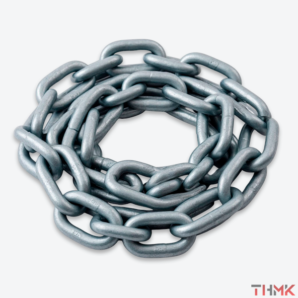 Цепь стальная оцинкованная 19x57 мм